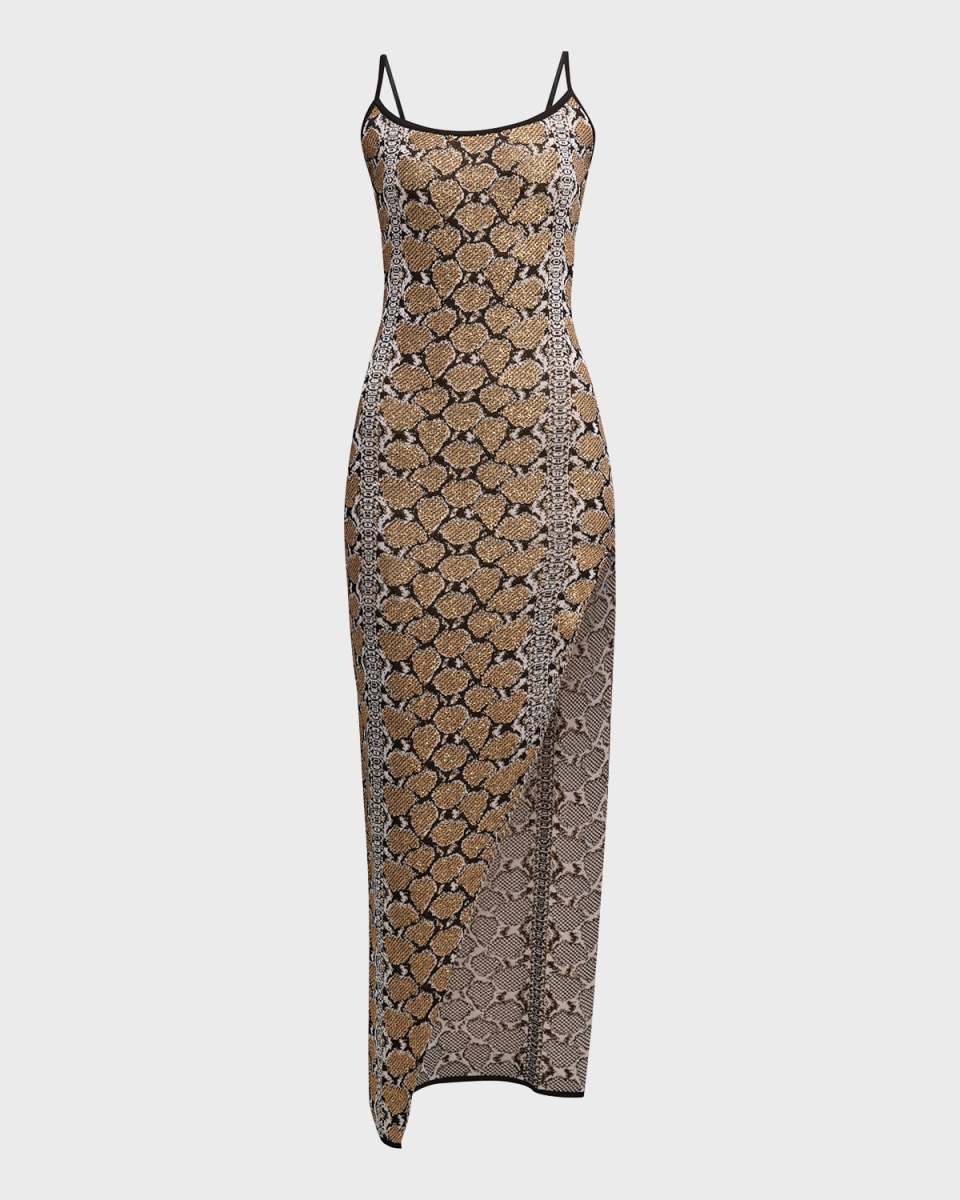 Python Knit Maxi Dress